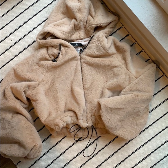 Missguided Jackets & Blazers - MISSGUIDED teddy bear jacket